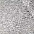 Tissu de rideau de tissu de tissu noir en lin textile